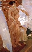Joaquin Sorolla Pink frock china oil painting artist